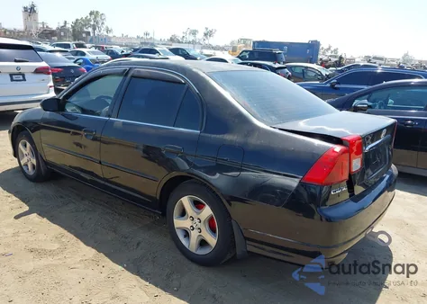 2005 Honda Civic Lx из США, поврежденный, VIN JHMES16575S001813